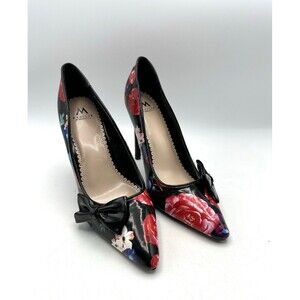 Madison by Shoe Dazzle Women's 7.5 Silvie Floral Dress Shoe Heel Pump Flowers